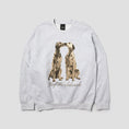 Load image into Gallery viewer, HUF Dogged Crew Heather Grey