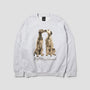 HUF Dogged Crew Heather Grey