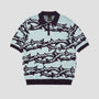 HUF Fantasies Knit Shortsleeve Top Light Blue