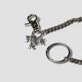 Load image into Gallery viewer, HUF Fuck It Wallet Chain Silver