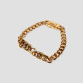 Load image into Gallery viewer, HUF Fuck It Warped Id Bracelet Gold