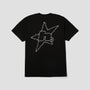 HUF H Star Astral T-Shirt Black