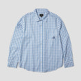 Load image into Gallery viewer, HUF H Star Longsleeve Plaid Shirt Light Blue