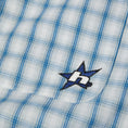Load image into Gallery viewer, HUF H Star Longsleeve Plaid Shirt Light Blue