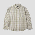 Load image into Gallery viewer, HUF H Star Longsleeve Plaid Shirt Putty
