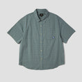 Load image into Gallery viewer, HUF H Star Shortsleeve Plaid Shirt Marine