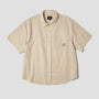 HUF H Star Shortsleeve Plaid Shirt Putty
