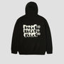 HUF Hand Stacked Hoodie Black