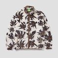 Load image into Gallery viewer, HUF Lowell Jacquard Sherpa Zip Natural