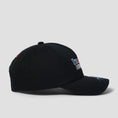 Load image into Gallery viewer, HUF One Racing 5 Panel Hat Black