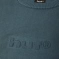 Load image into Gallery viewer, HUF Pacific Wash Embossed Crewneck Blue