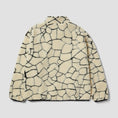 Load image into Gallery viewer, HUF Quake High Pile Fleece Crew Natural