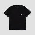 Load image into Gallery viewer, HUF Huf Set Box Logo Shortsleeve Pocket T-Shirt Black