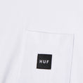 Load image into Gallery viewer, HUF Huf Set Box Logo Shortsleeve Pocket T-Shirt White