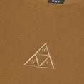 Load image into Gallery viewer, Huf Set Triple Triangle Crewneck Camel