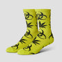 HUF Sector Plantlife Socks Safety Green