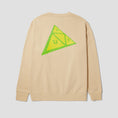 Load image into Gallery viewer, HUF Skewed TT Crewneck Wheat