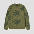 Load image into Gallery viewer, HUF Tribal Crewneck Sweater Avocado