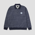 Load image into Gallery viewer, HUF Winston Polo Fleece Navy