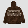 Load image into Gallery viewer, HUF X Bronze High Pile Full Zip Fleece Brown