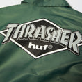 Load image into Gallery viewer, HUF x Thrasher Logo Jacket Forest Green