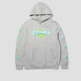 Load image into Gallery viewer, HUF x Thrasher Logo Hoodie Heather Grey