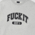 Load image into Gallery viewer, Huf Fuck It Crewneck Heather Grey