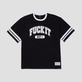 Load image into Gallery viewer, Huf Fuck It Football Shirt Black