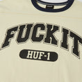 Load image into Gallery viewer, Huf Fuck It Football Shirt Ivory