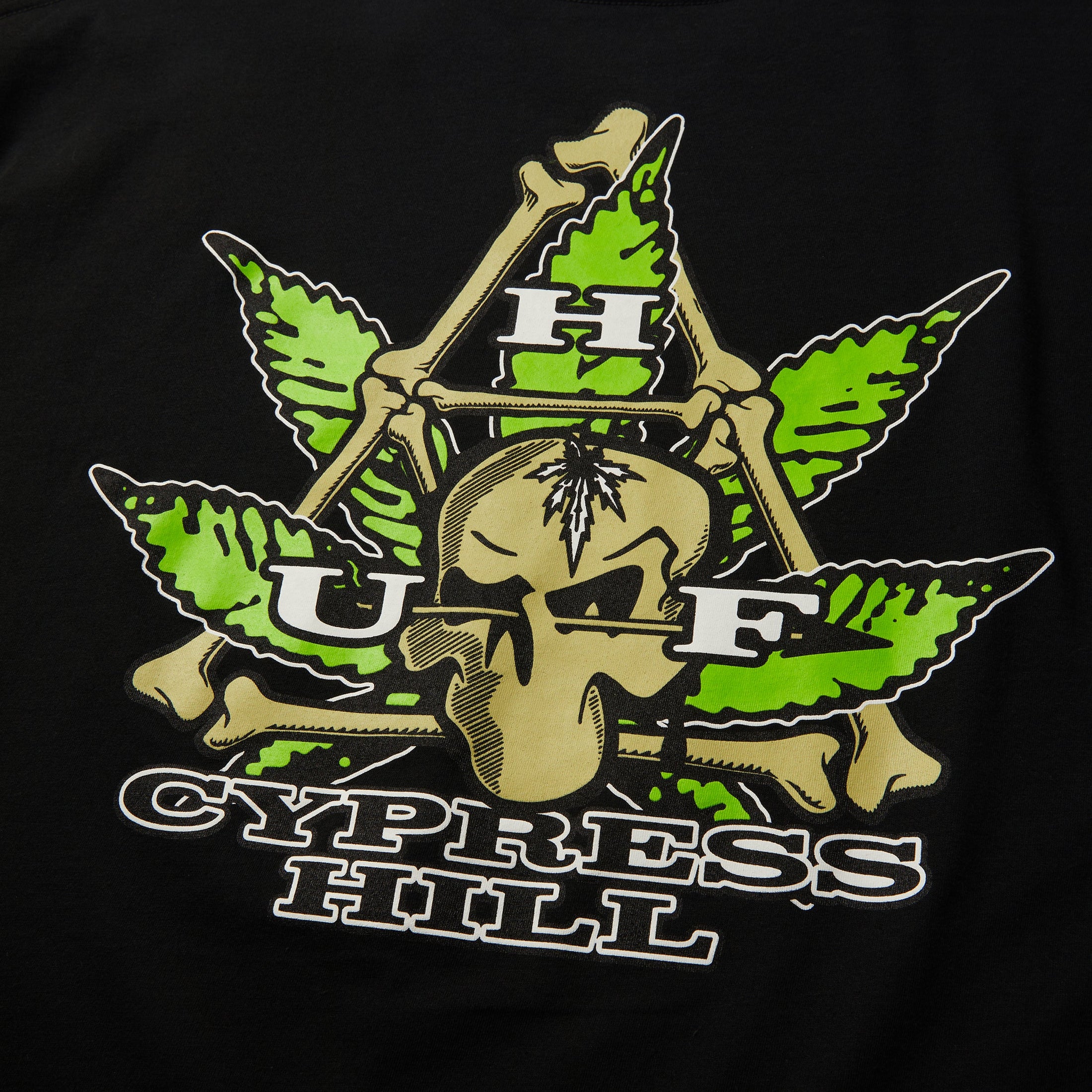 Huf x Cypress Hill Cypress Triangle T-Shirt Black