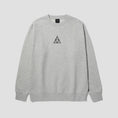 Load image into Gallery viewer, Huf Set Triple Triangle Crewneck Heather Grey