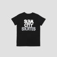 Load image into Gallery viewer, Slam City Classic Scale Logo Youth T-Shirt Black