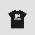 Load image into Gallery viewer, Slam City Classic Scale Logo Kids T-Shirt Black