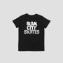 Slam City Classic Scale Logo Youth T-Shirt Black