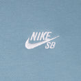 Load image into Gallery viewer, Nike SB Embroidered Logo Fleece Pullover Hood Denim Turq