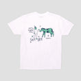 Load image into Gallery viewer, Garden Skateboards Run 4 Ur Life T-Shirt White