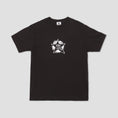 Load image into Gallery viewer, Slam City Skates Swank Star T-Shirt Black / White
