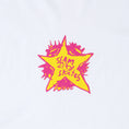 Load image into Gallery viewer, Slam City Skates Swank Star T-Shirt White / Pink / Yellow