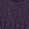 Load image into Gallery viewer, HUF Interlaced Jacquard Overdyed Crew Raisin