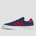 Load image into Gallery viewer, Adidas Busenitz Vulc II Skate Shoes Dark Blue / Better Scarlet / Gold Metallic