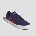 Load image into Gallery viewer, Adidas Busenitz Vulc II Skate Shoes Dark Blue / Better Scarlet / Gold Metallic