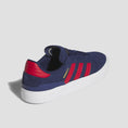 Load image into Gallery viewer, Adidas Busenitz Vulc II Skate Shoes Dark Blue / Better Scarlet / Gold Metallic