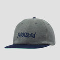 Load image into Gallery viewer, Krooked Double Ok Script Cap Grey / Navy