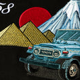 Load image into Gallery viewer, HUF Land Cruiser World Tour Jacket Black