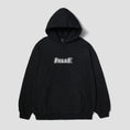 Load image into Gallery viewer, HUF Logo Applique Hooded Fleece Black