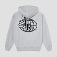 Load image into Gallery viewer, Last Resort AB Atlas Monogram Zip Hoodie Heather Grey