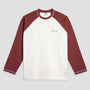 Polar Stevie Longsleeve T-Shirt Ivory / Wine