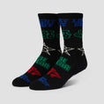 Load image into Gallery viewer, HUF Lucky Crew Sock Black