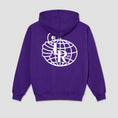 Load image into Gallery viewer, Last Resort AB Atlas Monogram Hoodie Heliotrope / White
