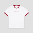 Load image into Gallery viewer, Last Resort AB Signature Ringer T-Shirt White / Old Red